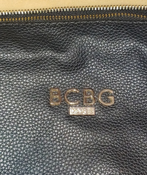 3 for $10! BCBG black and gold bag. - Picture 5 of 6